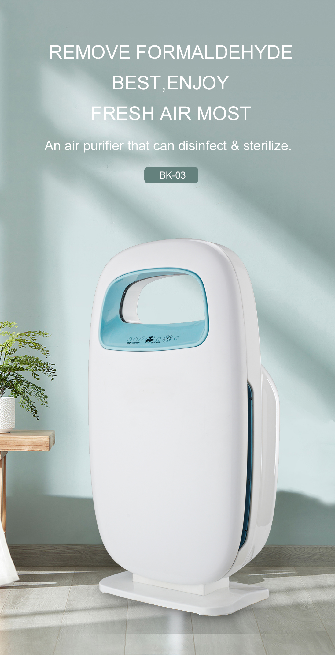 Rimuovi meglio la formaldeide, goditi l'aria fresca la maggior parte del BK-03