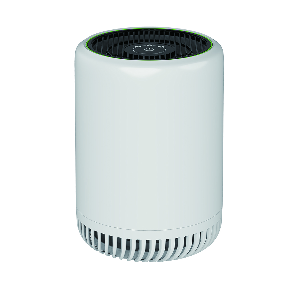 Pannello Touch Pannello negativo Ione Regolazione della velocità del vento a tre velocità Atmosfera Lampada UV Purificatore aria intelligente BKJ-15L